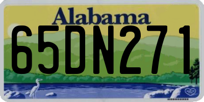 AL license plate 65DN271