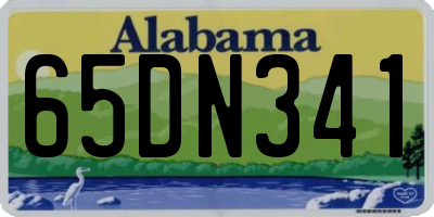 AL license plate 65DN341