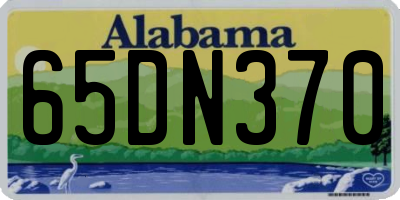 AL license plate 65DN370