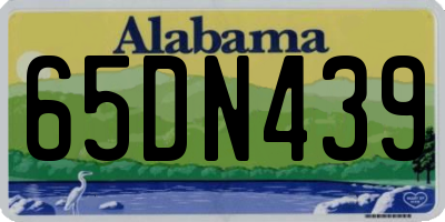 AL license plate 65DN439