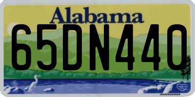 AL license plate 65DN440