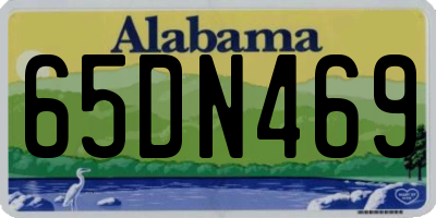 AL license plate 65DN469