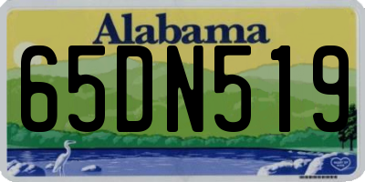 AL license plate 65DN519