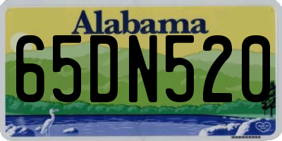 AL license plate 65DN520