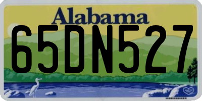 AL license plate 65DN527