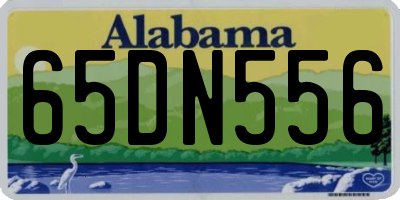 AL license plate 65DN556