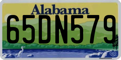 AL license plate 65DN579