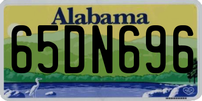 AL license plate 65DN696