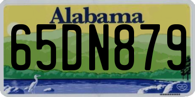 AL license plate 65DN879