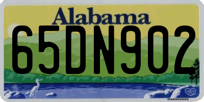 AL license plate 65DN902