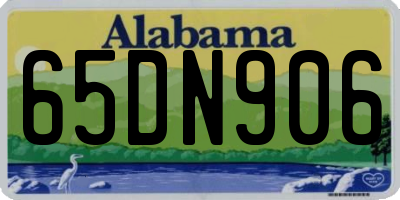 AL license plate 65DN906
