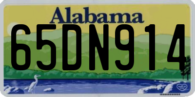 AL license plate 65DN914