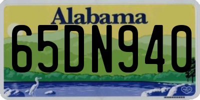 AL license plate 65DN940