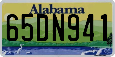 AL license plate 65DN941
