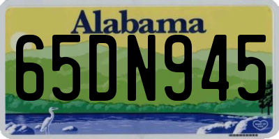 AL license plate 65DN945