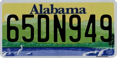 AL license plate 65DN949