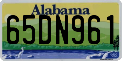 AL license plate 65DN961