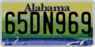 AL license plate 65DN969