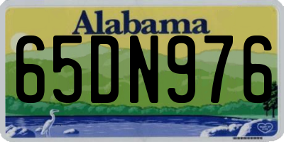 AL license plate 65DN976