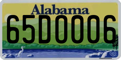 AL license plate 65DO006
