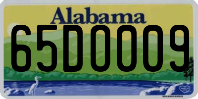 AL license plate 65DO009
