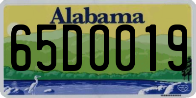 AL license plate 65DO019