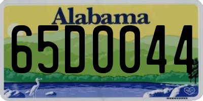 AL license plate 65DO044