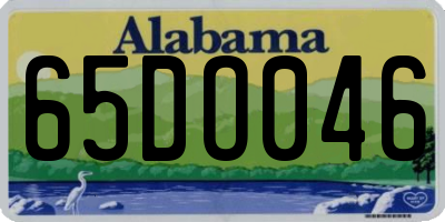 AL license plate 65DO046
