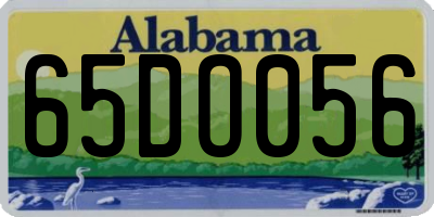 AL license plate 65DO056