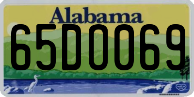 AL license plate 65DO069