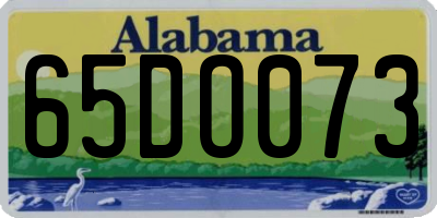 AL license plate 65DO073