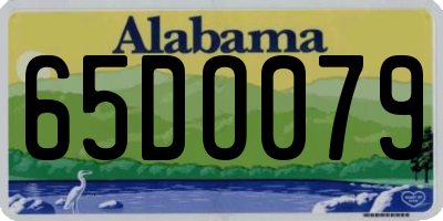 AL license plate 65DO079