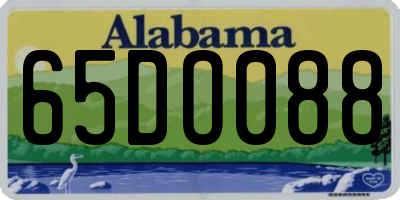 AL license plate 65DO088