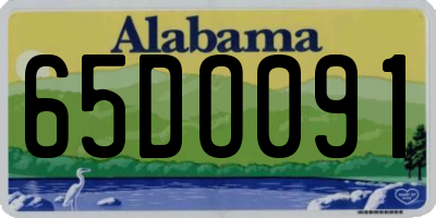 AL license plate 65DO091