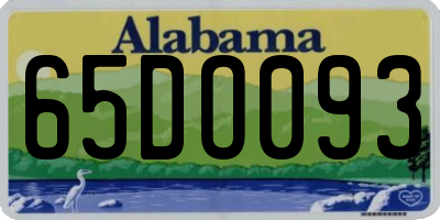 AL license plate 65DO093