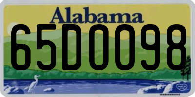 AL license plate 65DO098