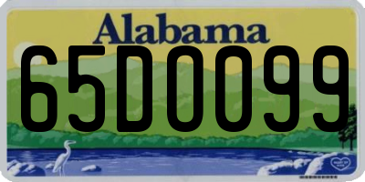 AL license plate 65DO099