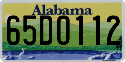 AL license plate 65DO112