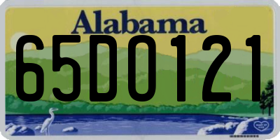 AL license plate 65DO121