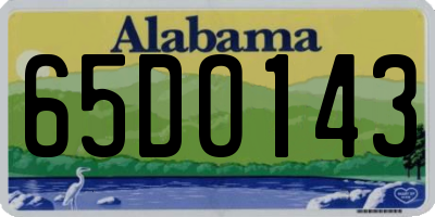 AL license plate 65DO143