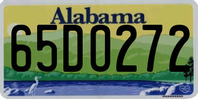 AL license plate 65DO272