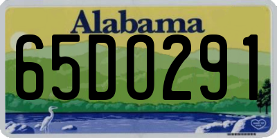 AL license plate 65DO291