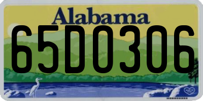 AL license plate 65DO306