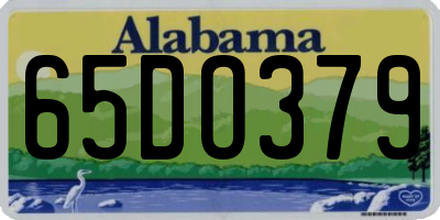 AL license plate 65DO379