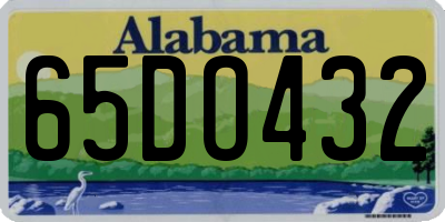 AL license plate 65DO432
