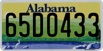 AL license plate 65DO433