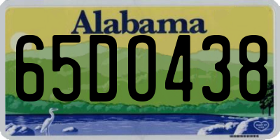 AL license plate 65DO438
