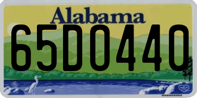AL license plate 65DO440