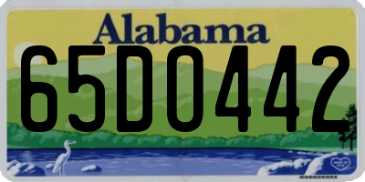AL license plate 65DO442