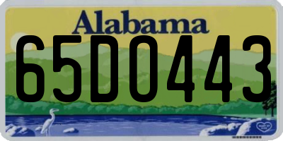 AL license plate 65DO443